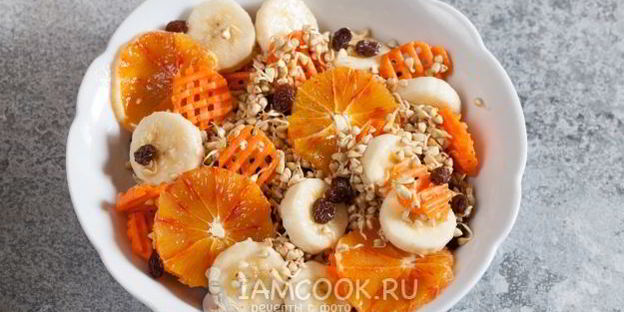 салат с проростками гречки