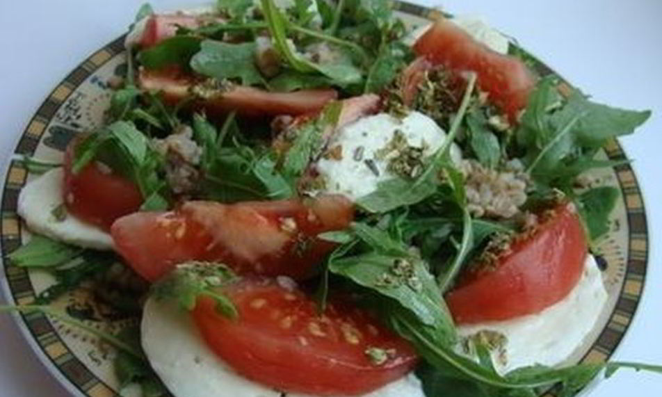 Рецепт салата с рукколой и гречкой