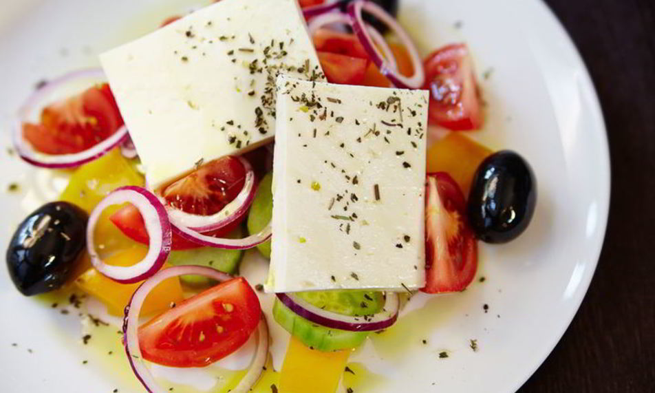 Рецепт салата в греческом стиле