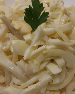 Кальмаровый салат