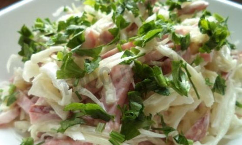 Рецепт капустного салата нежность