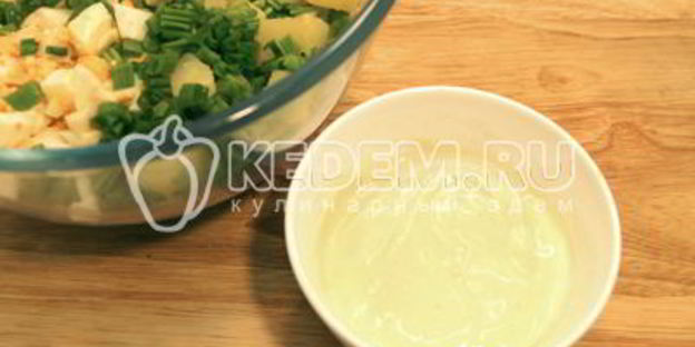 картофельный салат на рождество