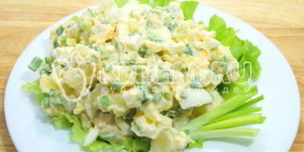 картофельный салат на рождество