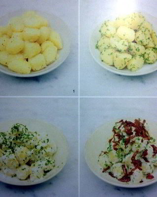 Картофельный салат с беконом