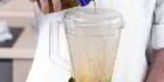 картофельный салат с креветками