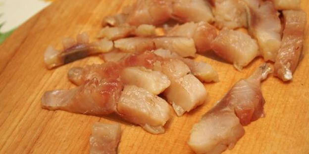 картофельный салат с селедкой