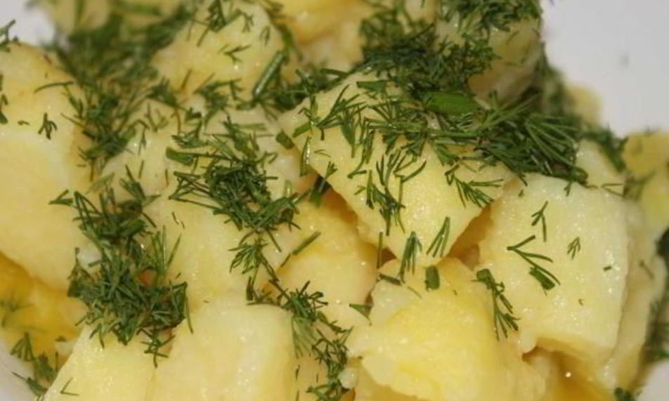 Рецепт картофельного салата с укропом