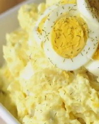 Картофельный салат с заправкой