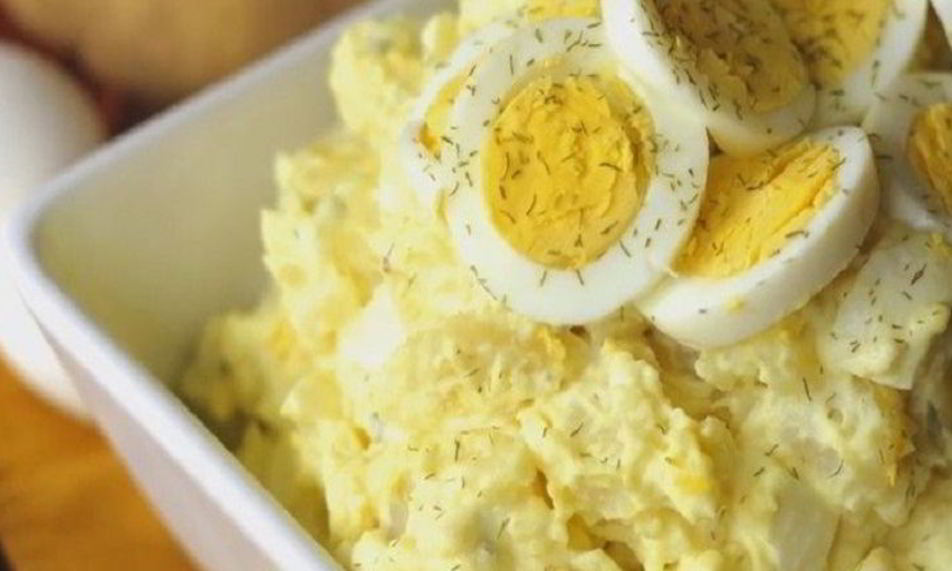 Рецепт картофельного салата с заправкой