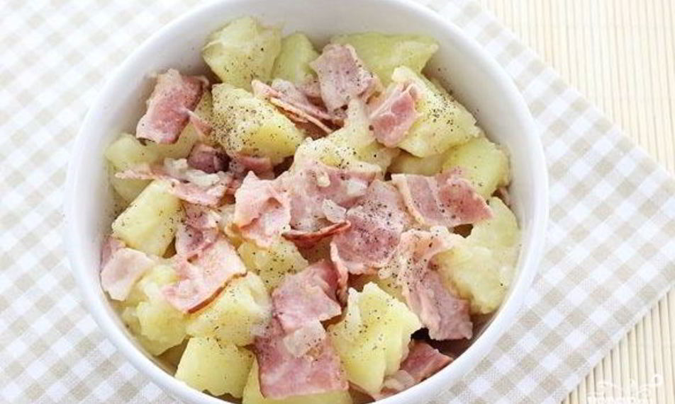 Рецепт салата из картофеля без майонеза