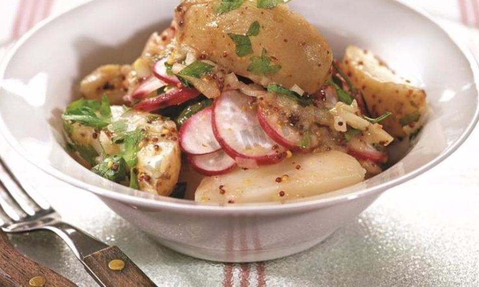 Рецепт салата из молодого картофеля