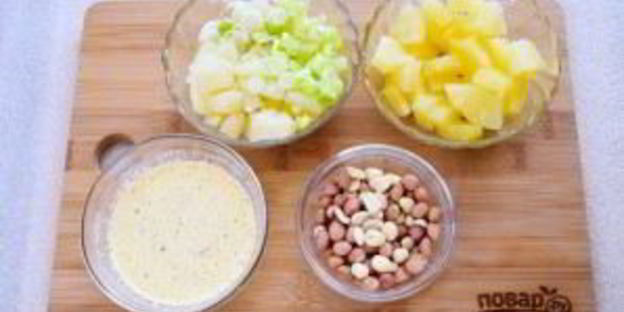 салат картофельный с ананасом