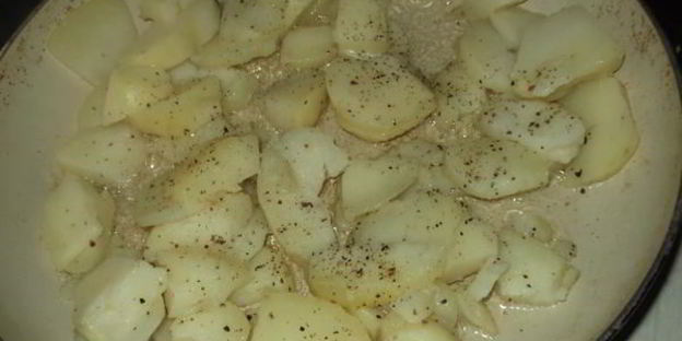 салат с картофелем и грибами