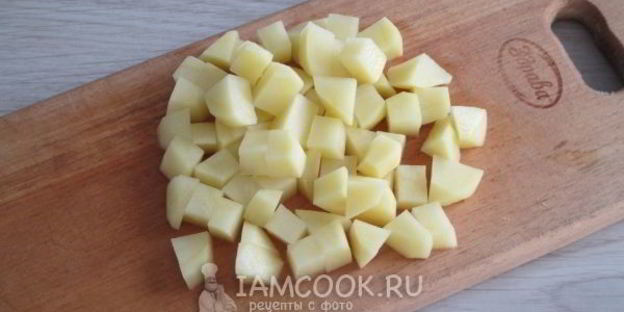 салат с картофелем и нутом