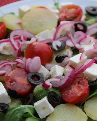 Средиземноморский картофельный салат