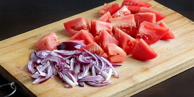 теплый салат с картофелем