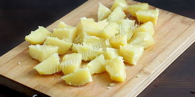 теплый салат с картофелем