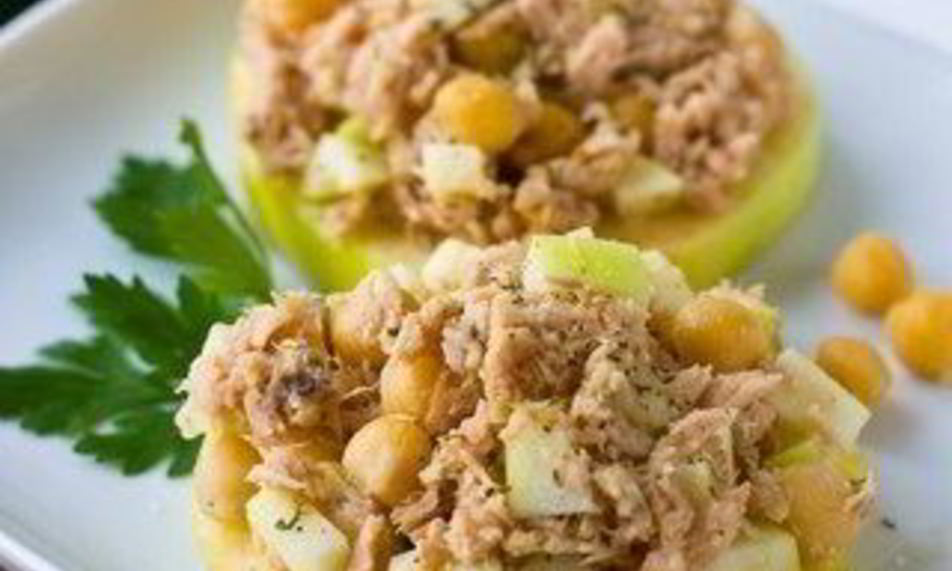 Рецепт легкого салата с нутом