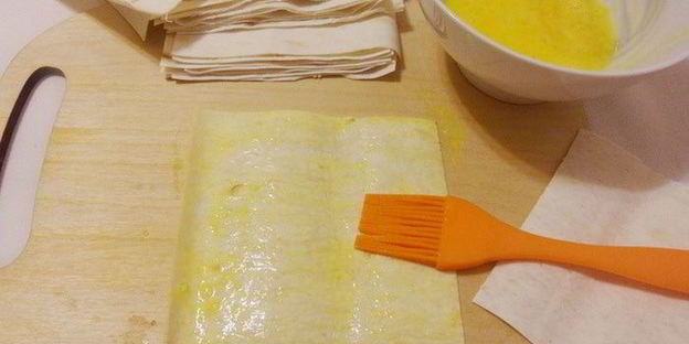 луковый салат в лаваше