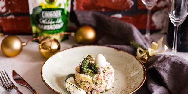 новогодний оливье