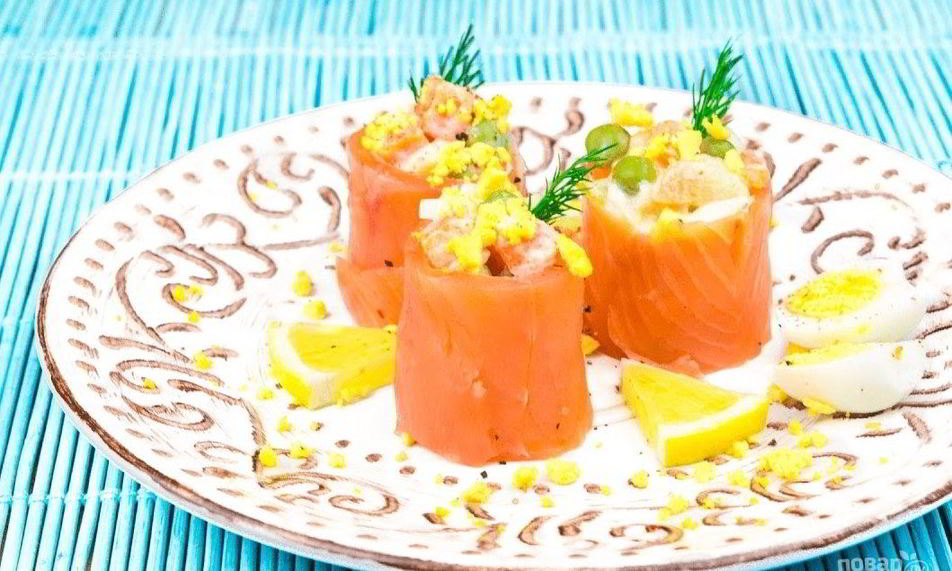 Рецепт оливье-роллов