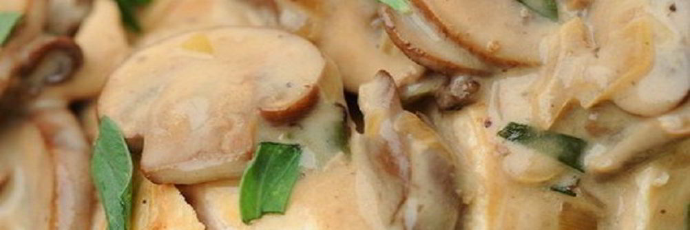 Оливье с грибами