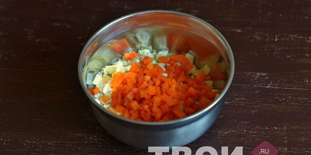 оливье с курицей