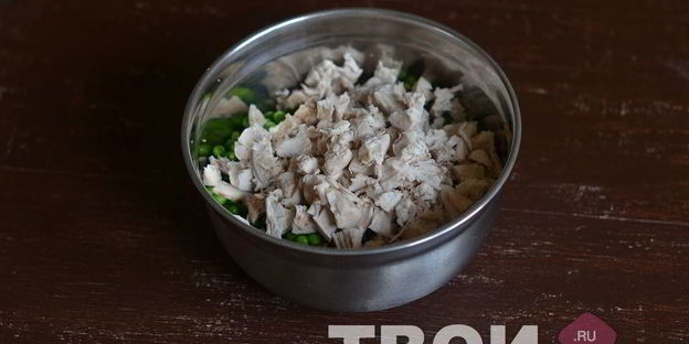 оливье с курицей