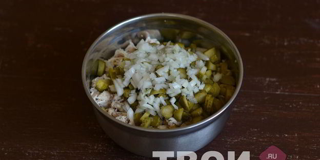 оливье с курицей