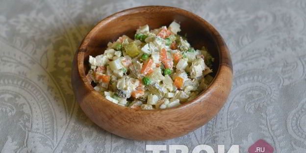 оливье с курицей
