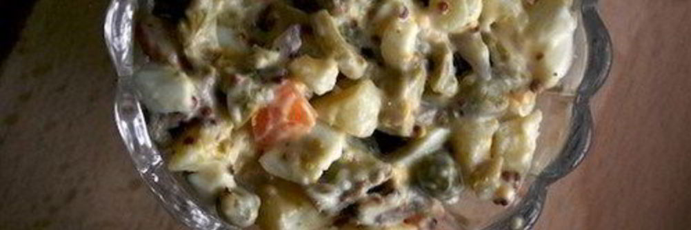 Оливье с ростбифом