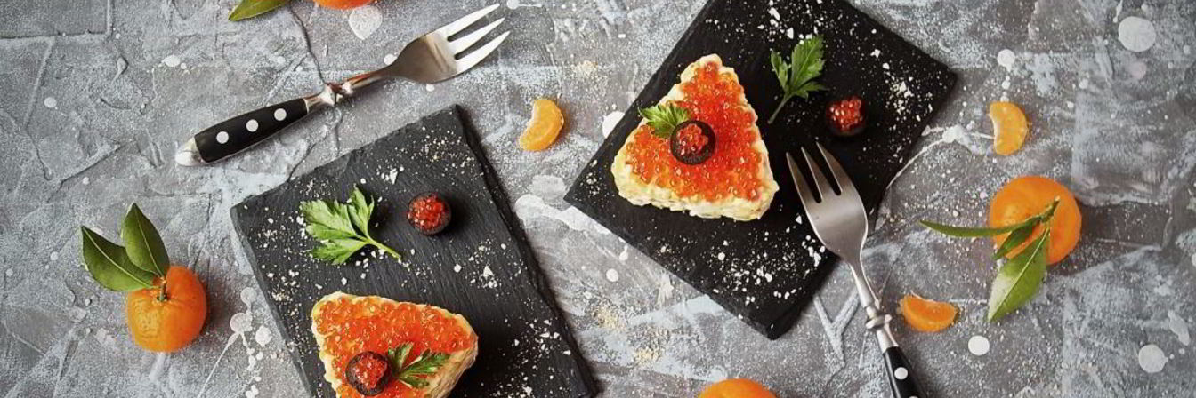 Оливье с языком