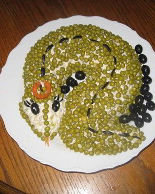 Оливье змейка