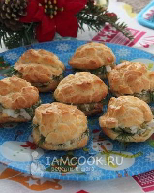 Профитроли с Оливье