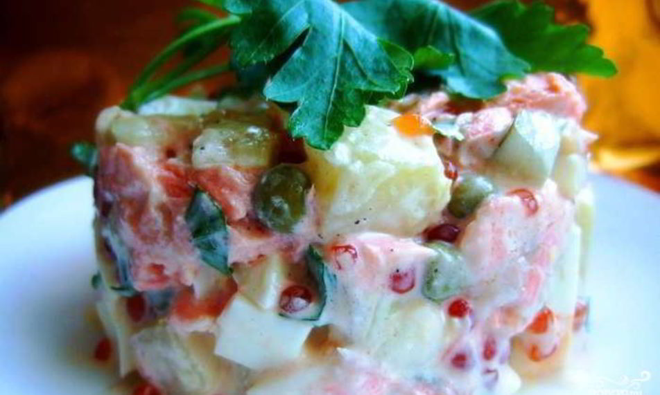 Рецепт салата оливье по-новому