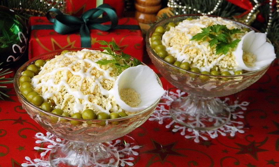 Рецепт салата оливье под шубой