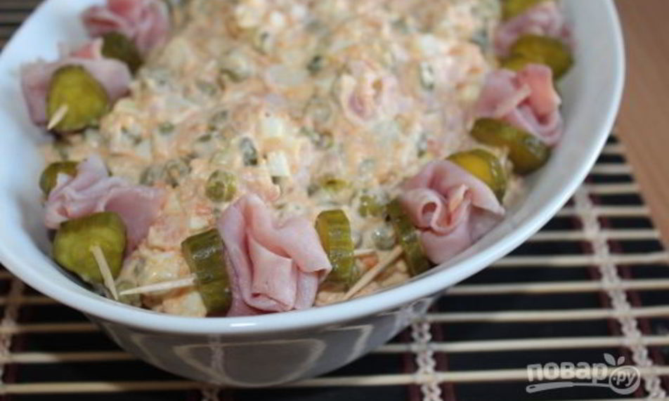 Рецепт салата оливье русс