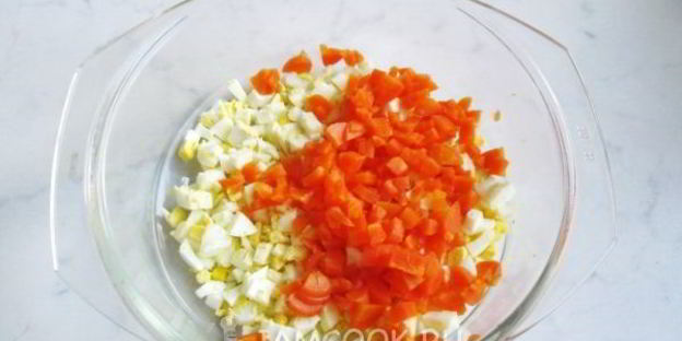 салат оливье с индейкой