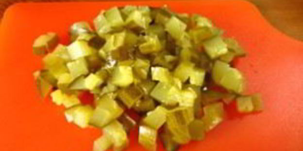 салат оливье с макаронами