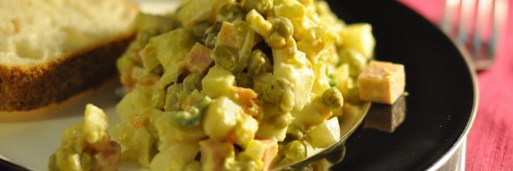 Салат Оливье с морковью