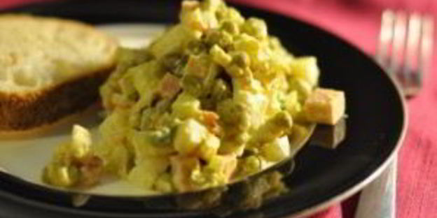 салат оливье с морковью