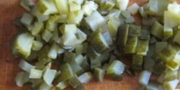 салат оливье с ветчиной