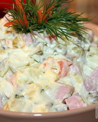 Салат оливье Столичный