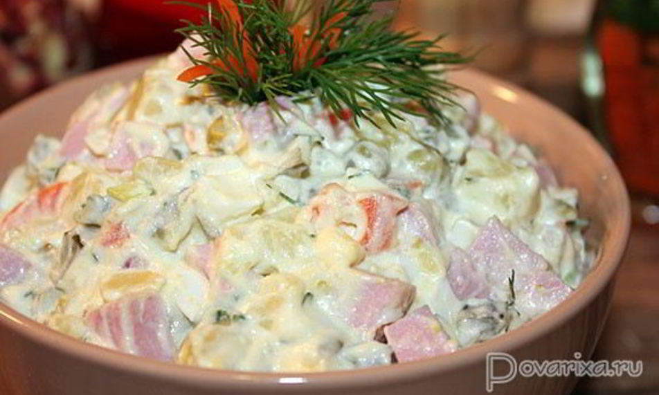 Рецепт салата оливье столичный