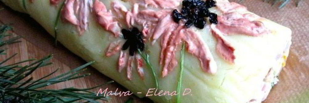 Салат-рулет оливье