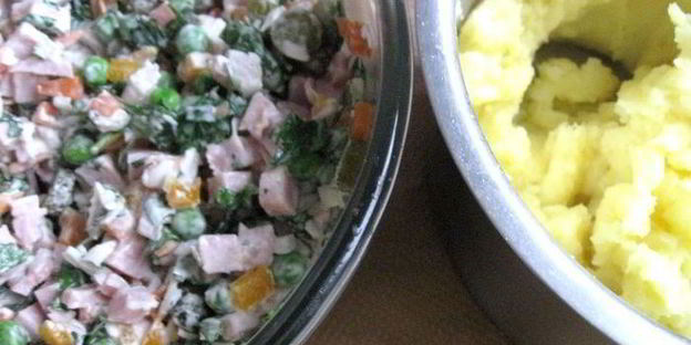 салат-рулет оливье