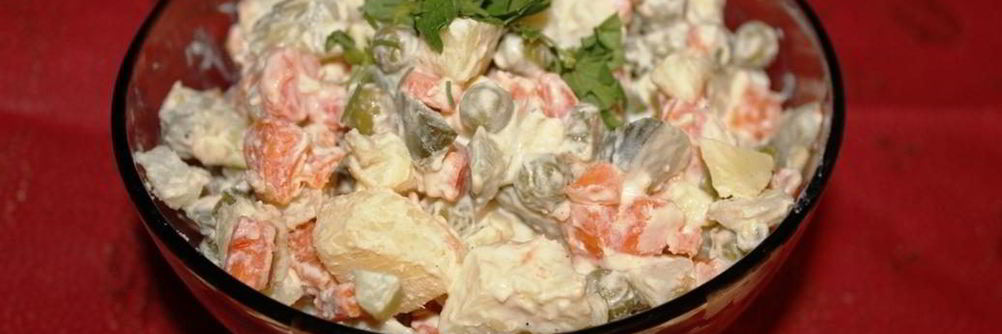 Вегетарианский оливье