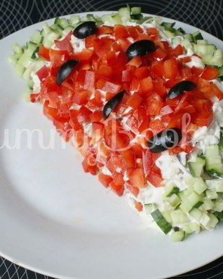 Салат Арбузная долька