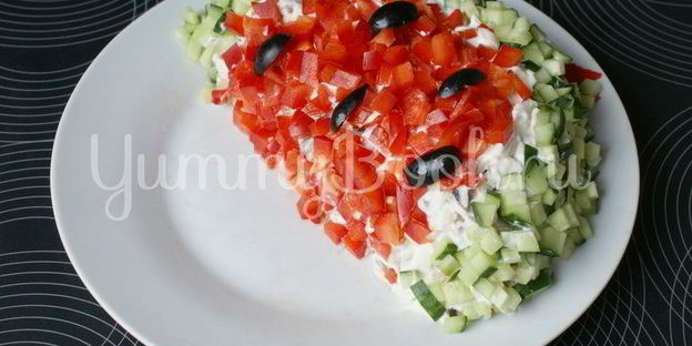 салат арбузная долька