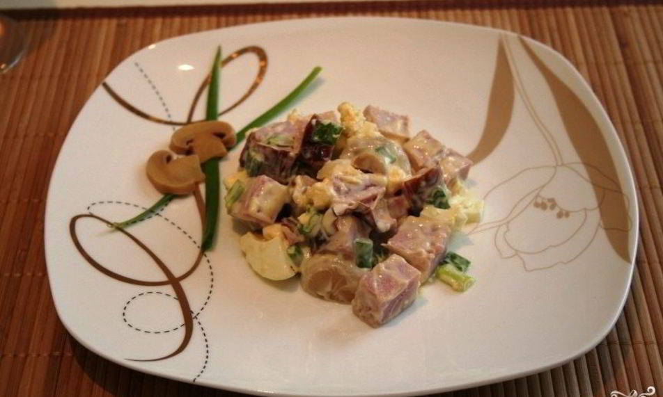 Рецепт салата дубок